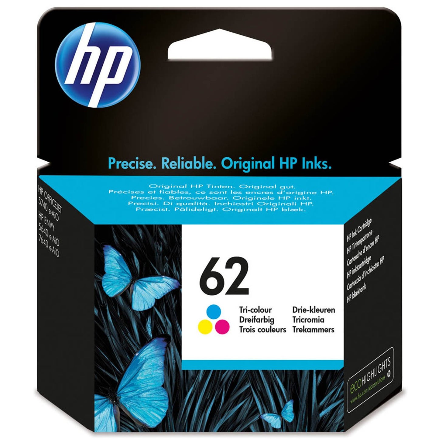 HP 62 () color Druckerpatrone | C2P06AE