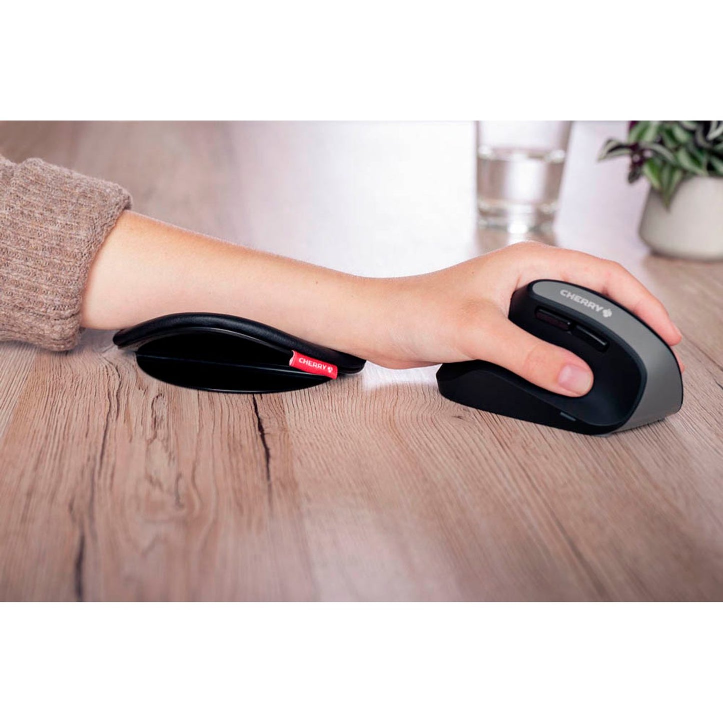 CHERRY Handballenauflage Slidepad Ergo schwarz | JA-0650-2