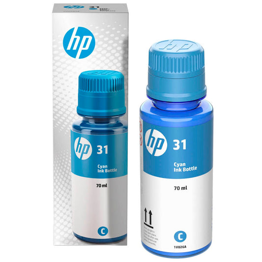 HP 31 () cyan Tintenflasche | 1VU26AE
