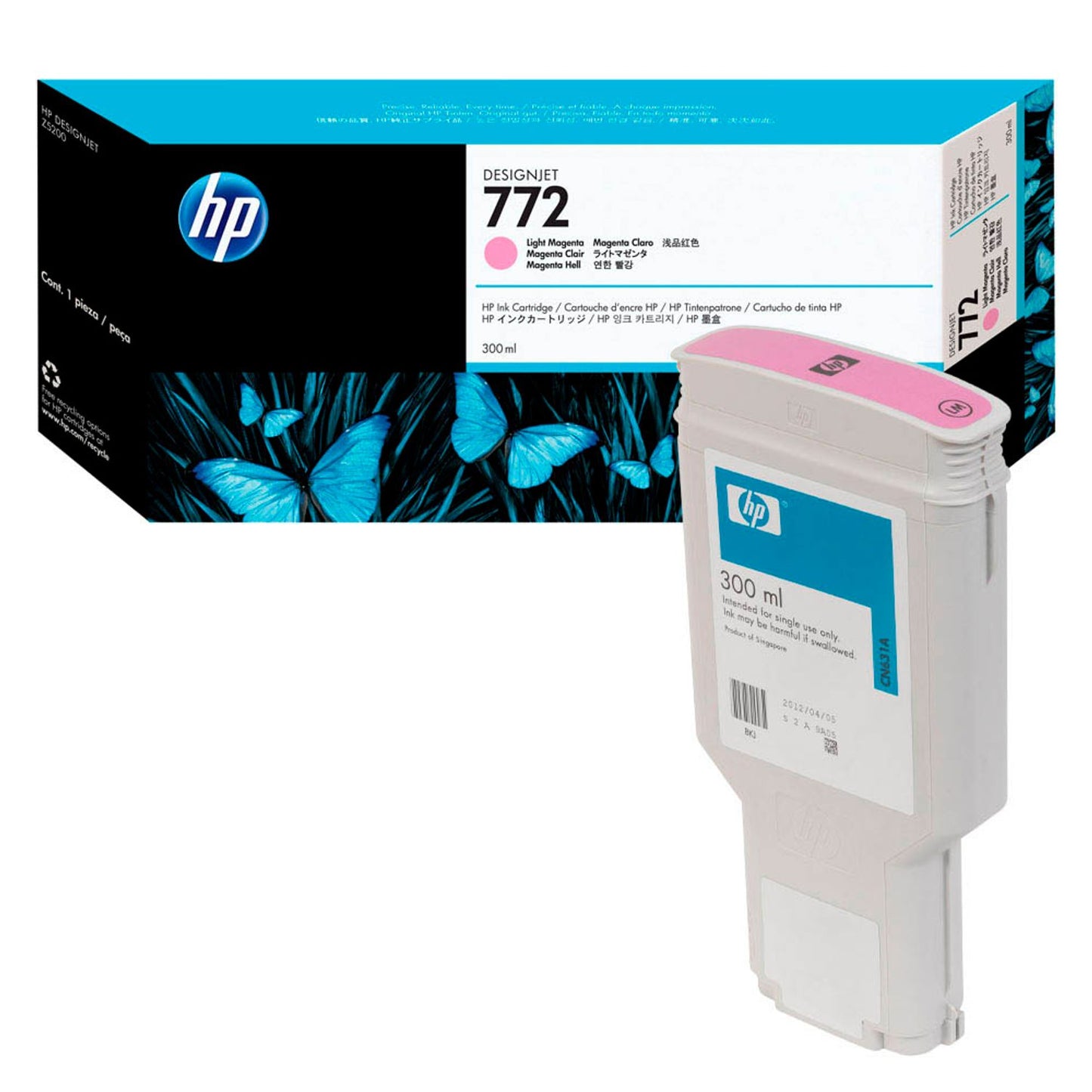 HP 772 () hell magenta Druckerpatrone | CN631A