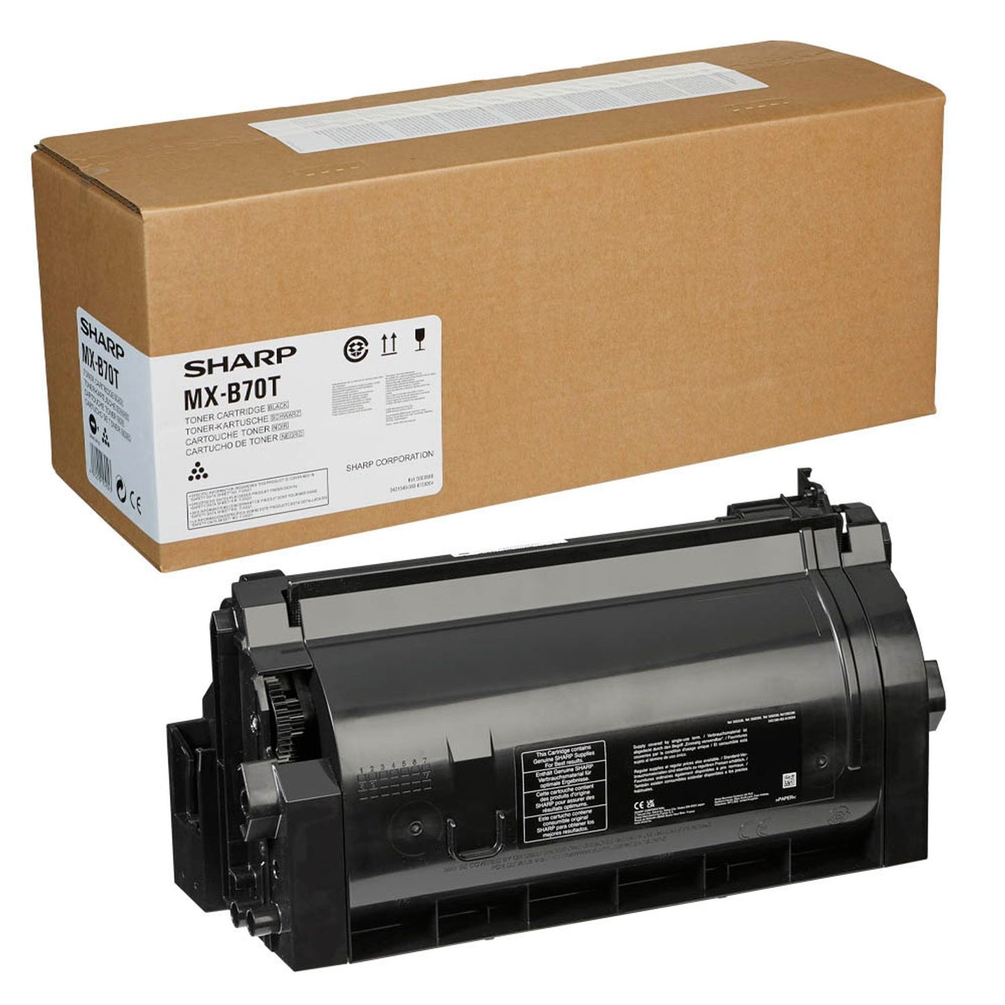 SHARP schwarz Toner | MXB70T