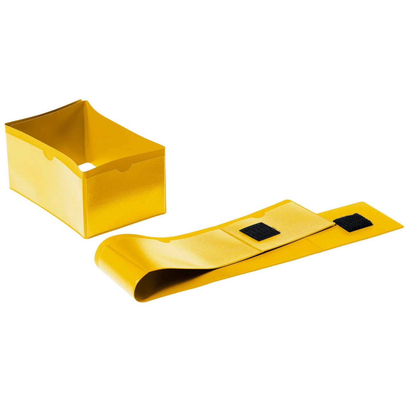 DURABLE Kennzeichnungstaschen gelb 59,6 x 7,5/14,5 x 7,5 cm | 172404 | 1 Pack = 50 St.
