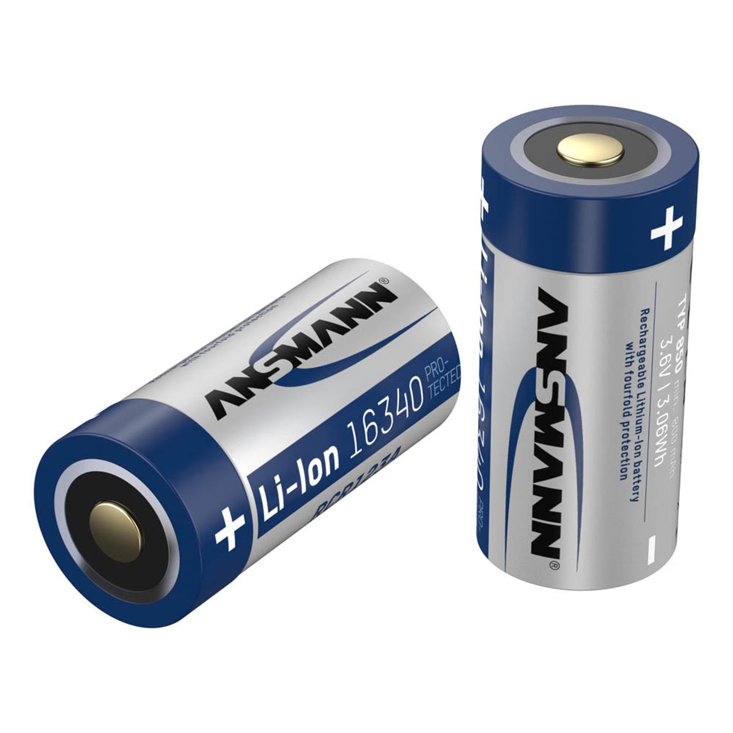ANSMANN Akku CR123A 16340 850 mAh | 1300-0017