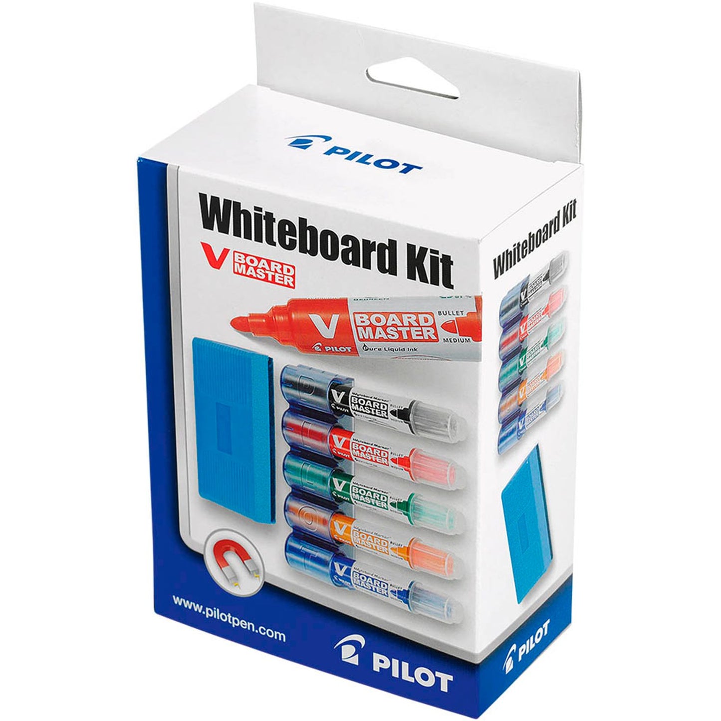 PILOT V BOARD MASTER Set Whiteboard-Marker farbsortiert 2,0 - 5,0 mm | 5080KIT | 1 Pack = 5 St.