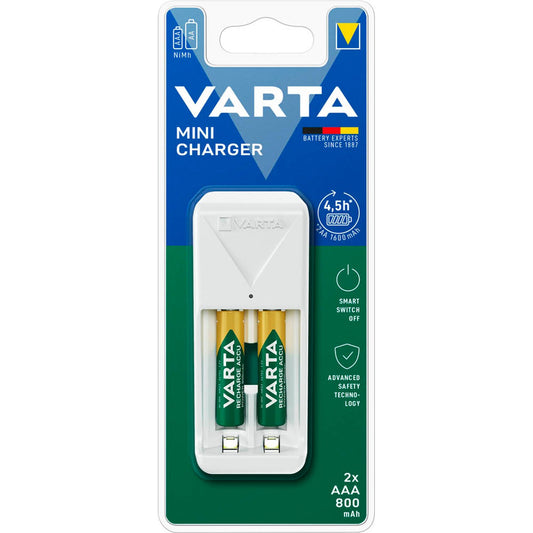 VARTA Mini Charger Akku-Schnellladegerät inkl. Akkus | 57656201421