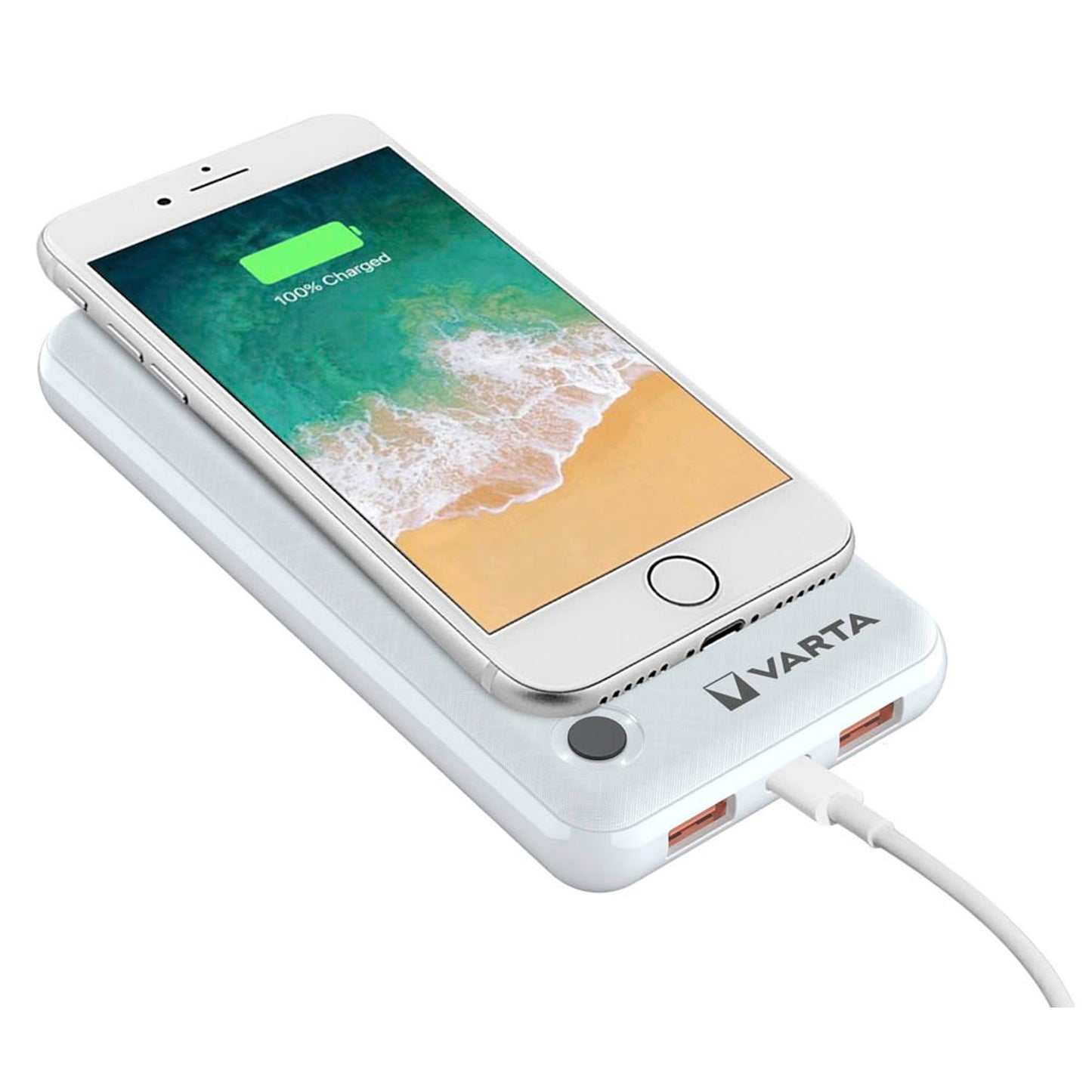 VARTA Wireless wireless Powerbank 15.000 mAh weiß | 57908 101 111