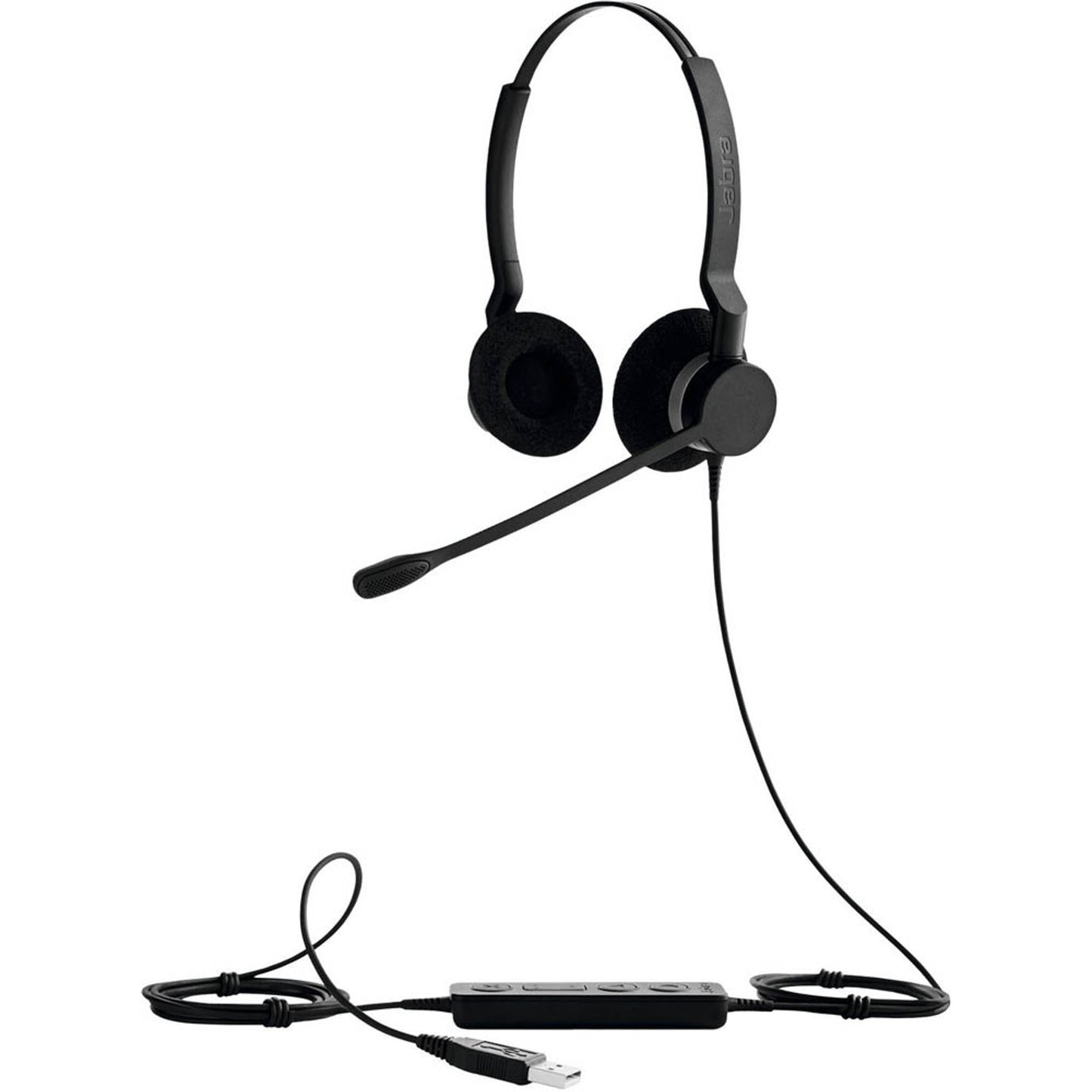 Jabra BIZ 2300 USB MS Duo Headset schwarz | 2399-823-109