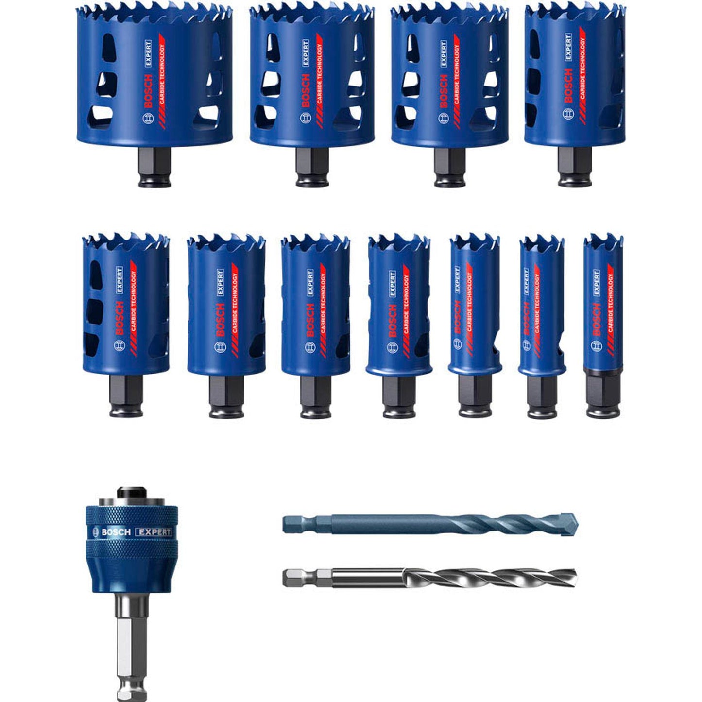 BOSCH EXPERT Endurance for Heavy Duty Carbide Lochsägen-Set, 14-teilig | 2608900447