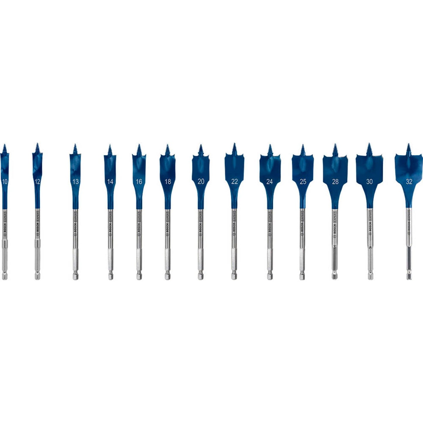 BOSCH EXPERT Self Cut Speed Flachfräsbohrer-Set, 13-teilig | 2608900336