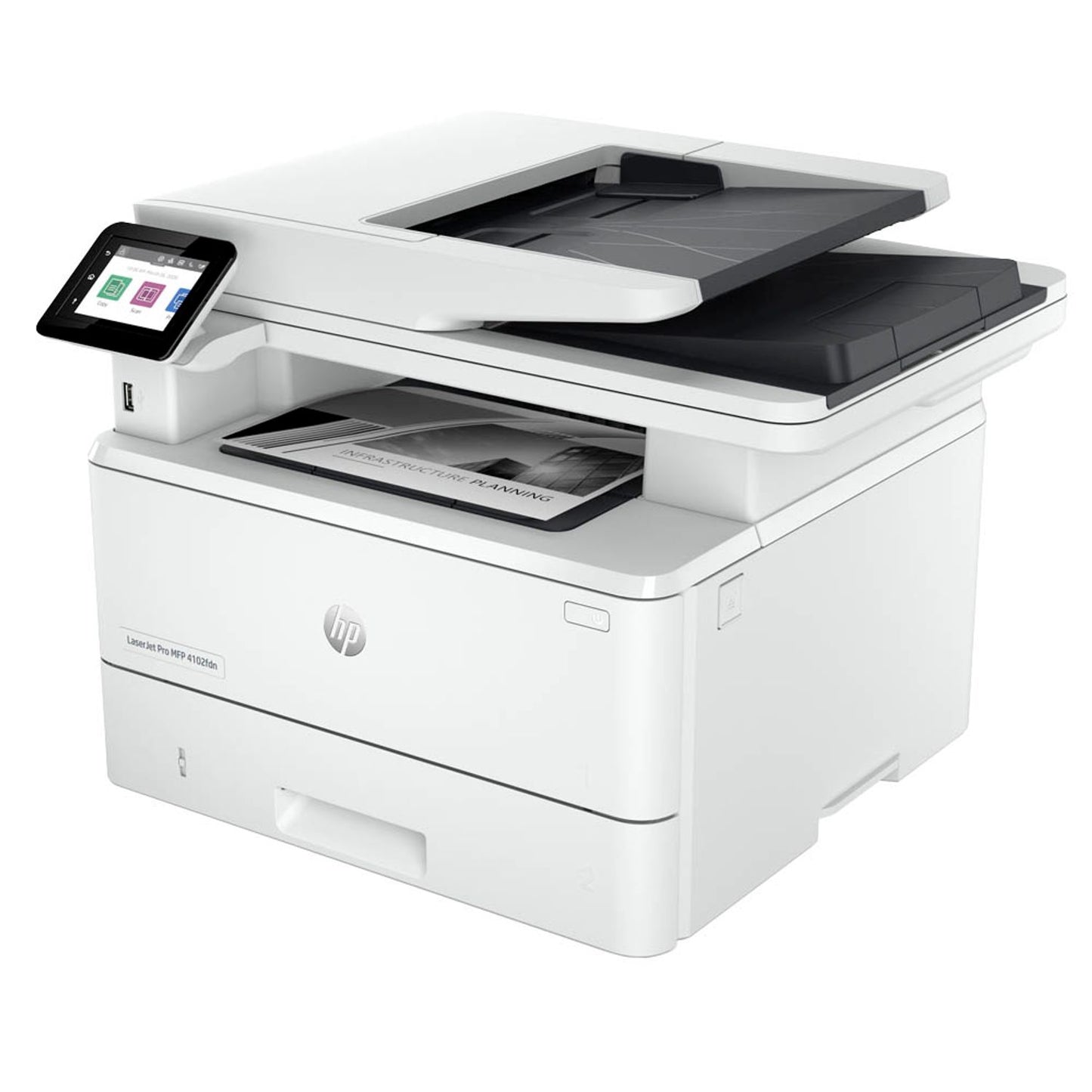 HP Laserjet Pro MFP 4102fdn 4 in 1 Laser-Multifunktionsdrucker weiß | 2Z623F