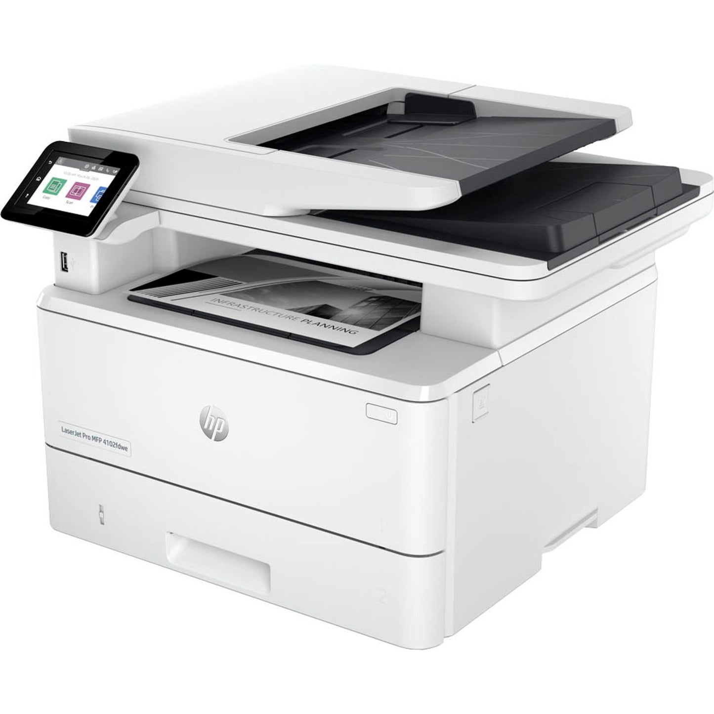 HP LaserJet Pro MFP 4102fdw 4 in 1 Laser-Multifunktionsdrucker weiß | 2Z624F