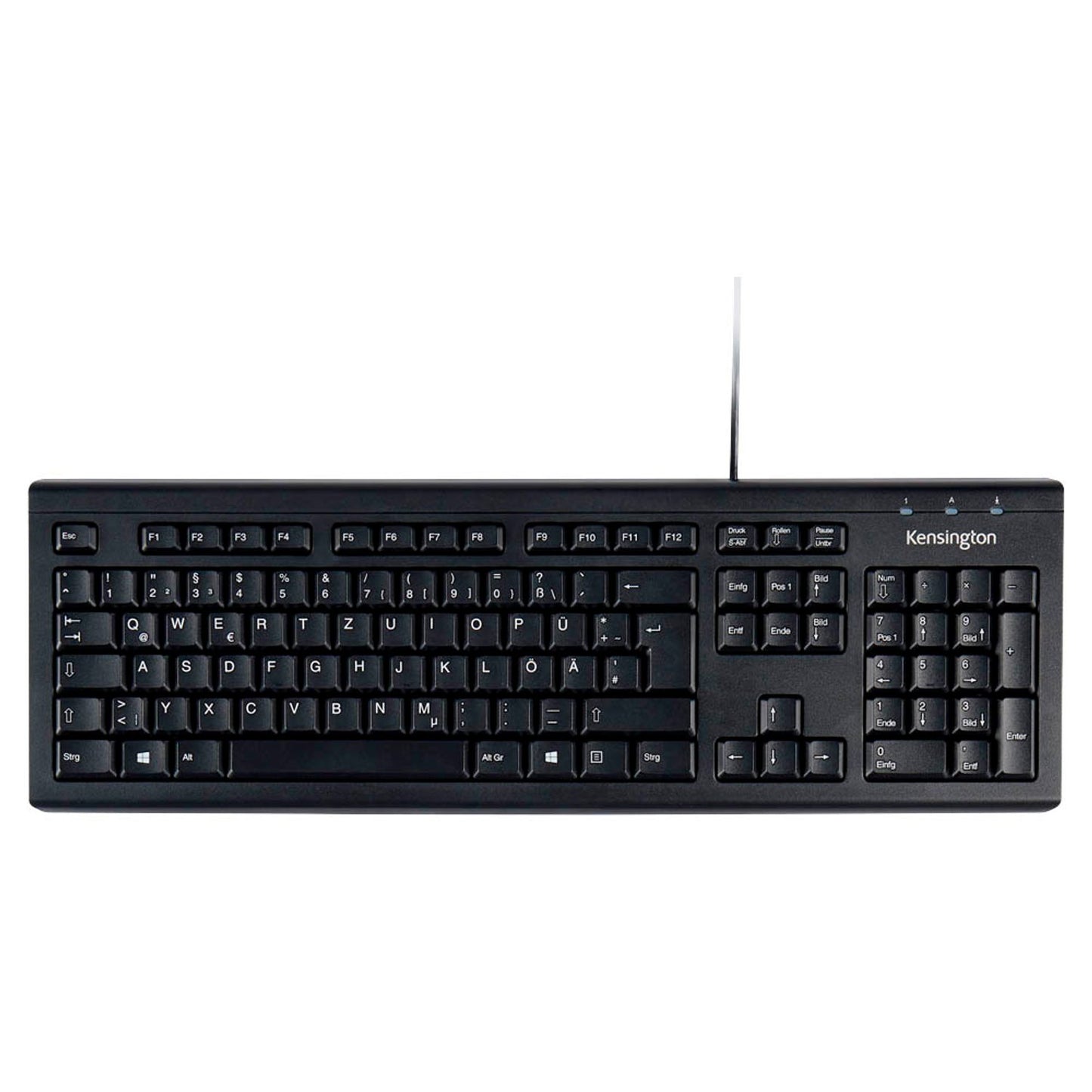Kensington ValuKeyboard Tastatur kabelgebunden schwarz | 1500109DE