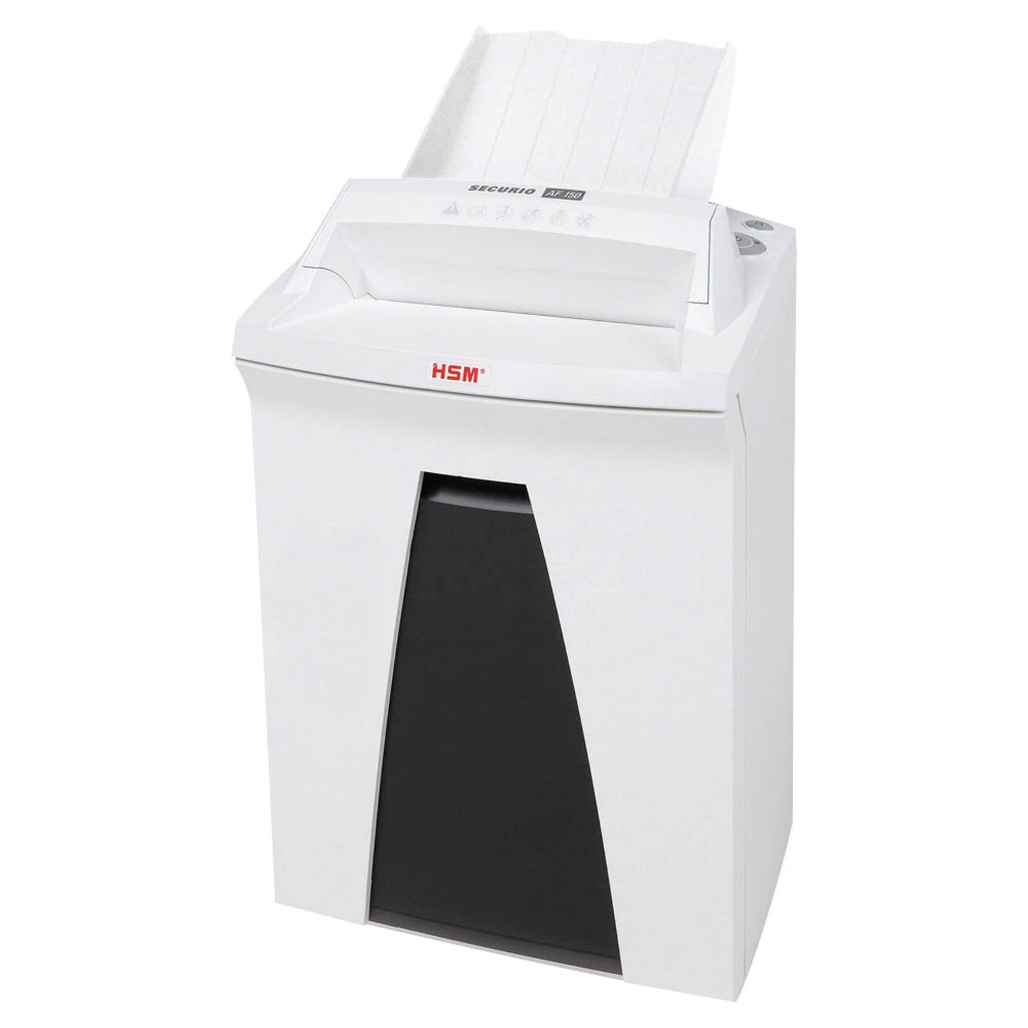 HSM SECURIO AF150 Aktenvernichter mit Partikelschnitt P-6, 0,78 x 11 mm, bis , weiß | 2085111
