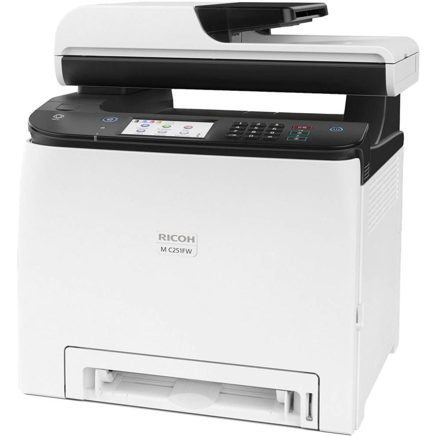 RICOH M C251FW 4 in 1 Farblaser-Multifunktionsdrucker weiß | 408545