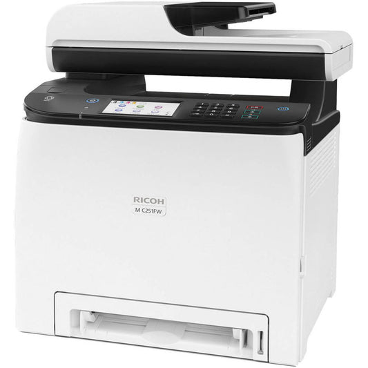 RICOH M C251FW 4 in 1 Farblaser-Multifunktionsdrucker weiß | 408545