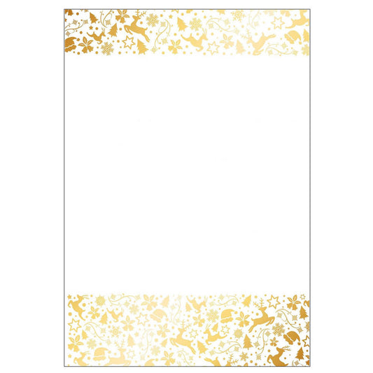 LUMA Motivpapier Goldregen Motiv DIN A4 100 g/qm | AM BPA 28 | 1 Pack = 50 Blatt