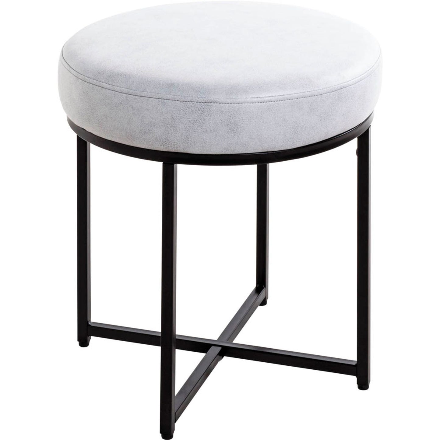 HAKU Möbel Hocker grau | 25128