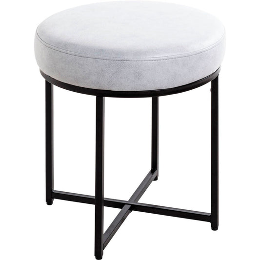 HAKU Möbel Hocker grau | 25128