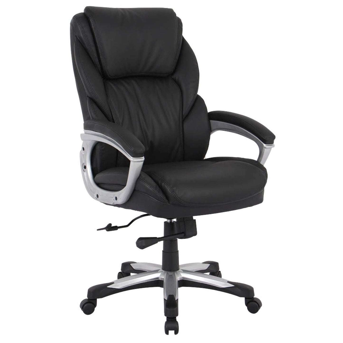 neutral XXL Chefsessel, Kunstleder schwarz, Gestell schwarz | 10005