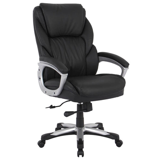 neutral XXL Chefsessel, Kunstleder schwarz, Gestell schwarz | 10005