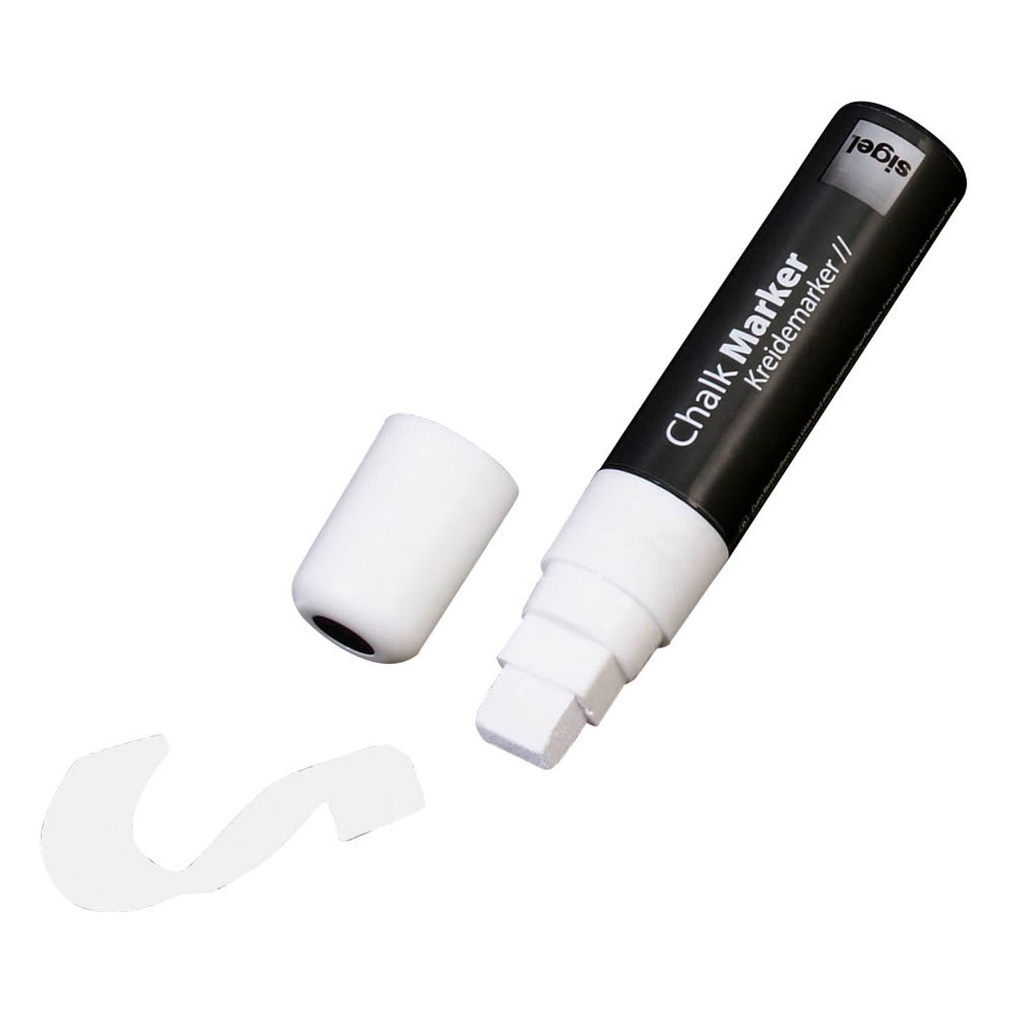 SIGEL Kreidemarker weiß 5,0 - 15,0 mm | BA171