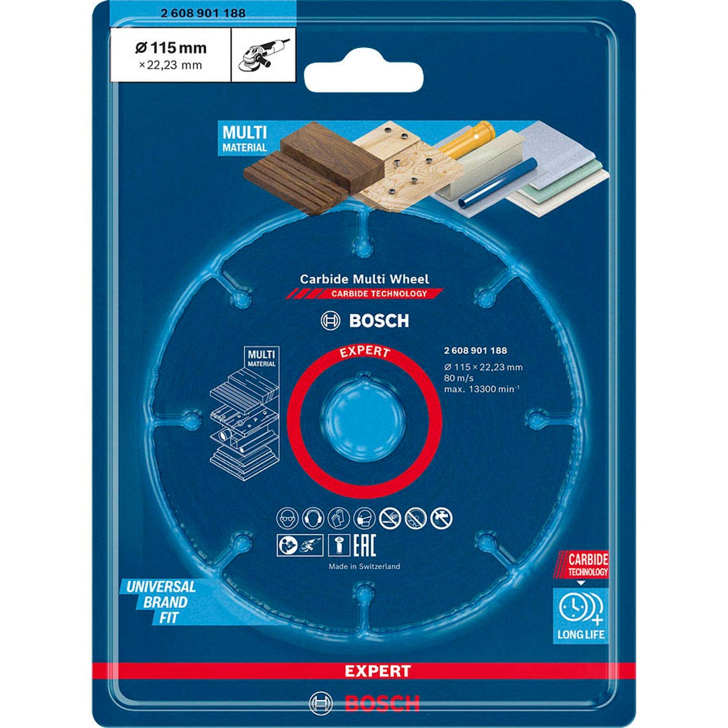 BOSCH Trennscheibe EXPERT Carbide Multi Wheel | 2608901188