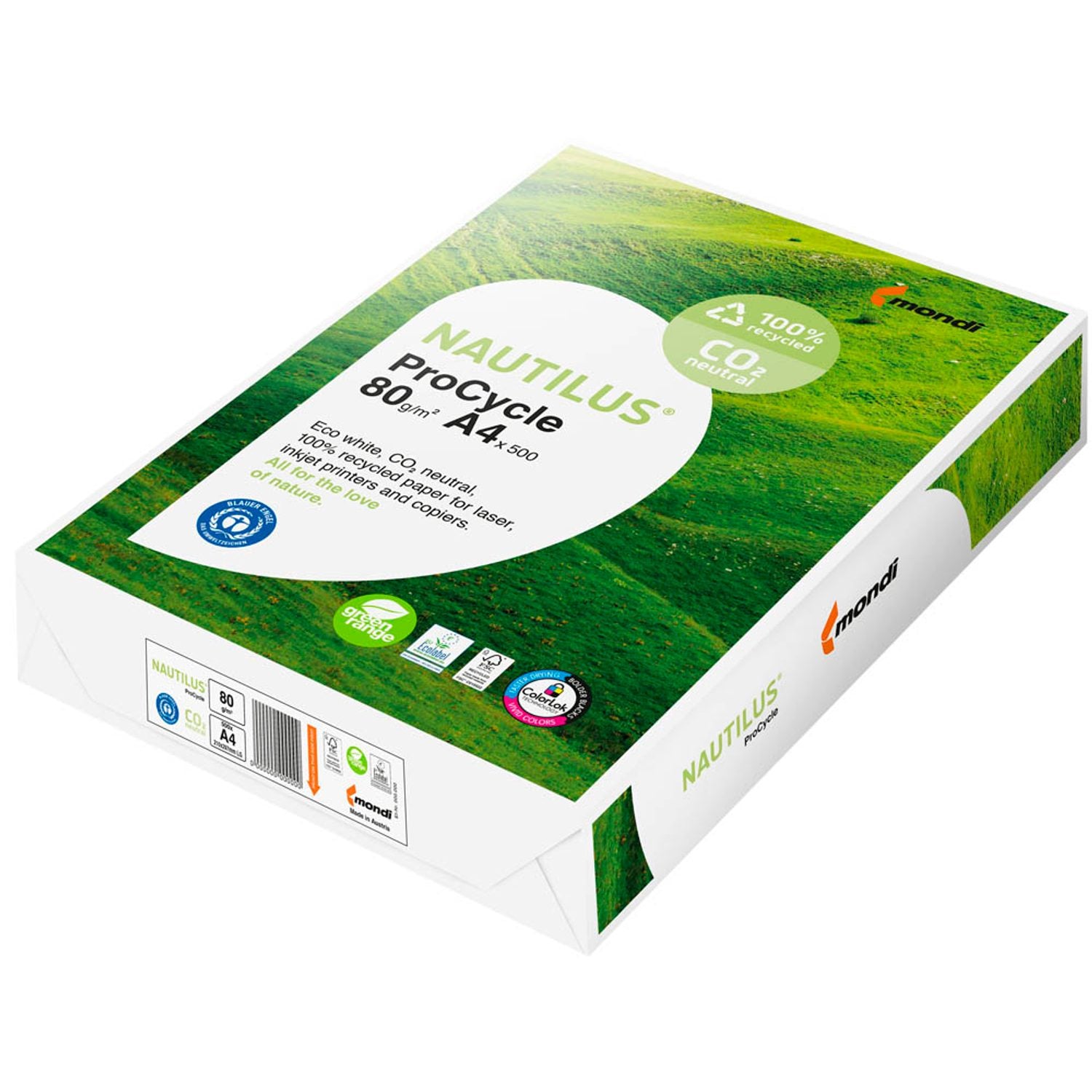 Recyclingpapier A4 80g weiß