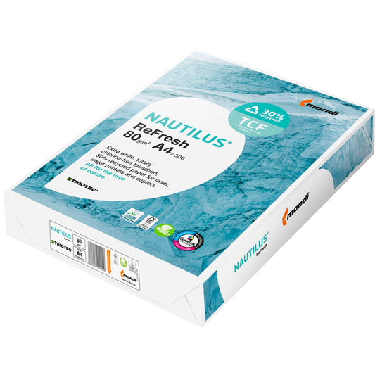 NAUTILUS® Umweltpapier Refresh DIN A4 80 g/qm | 1 Pack = 500 Blatt