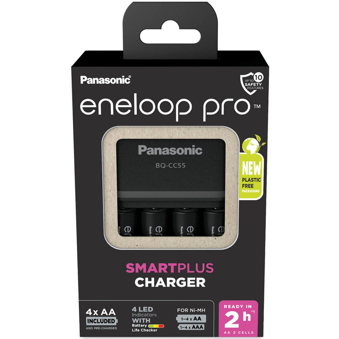 eneloop Smart Plus Charger BQ-CC55 Akku-Ladegerät inkl. Akkus | 5,2055E+44