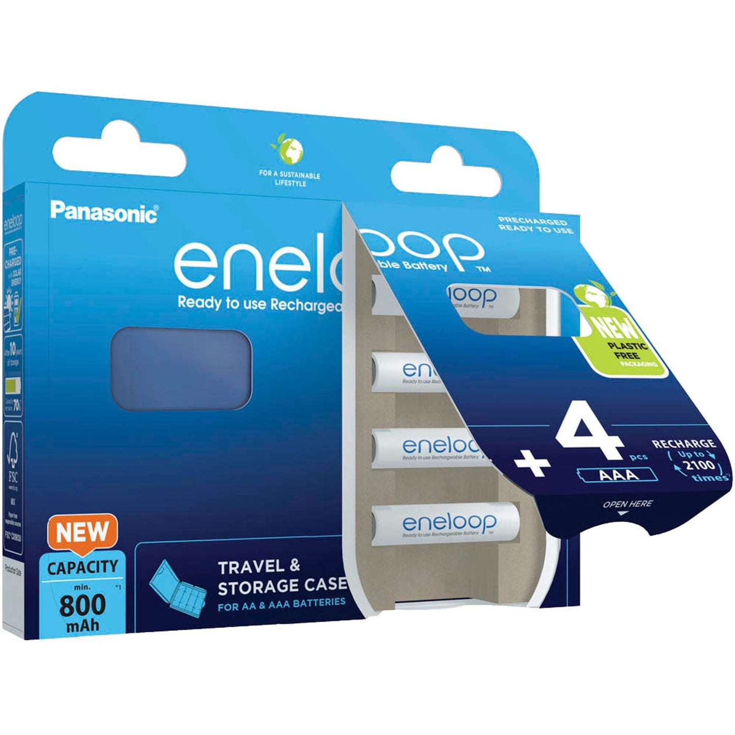 eneloop Akkus Micro AAA 800 mAh | 52362181 | 1 Pack = 4 St.