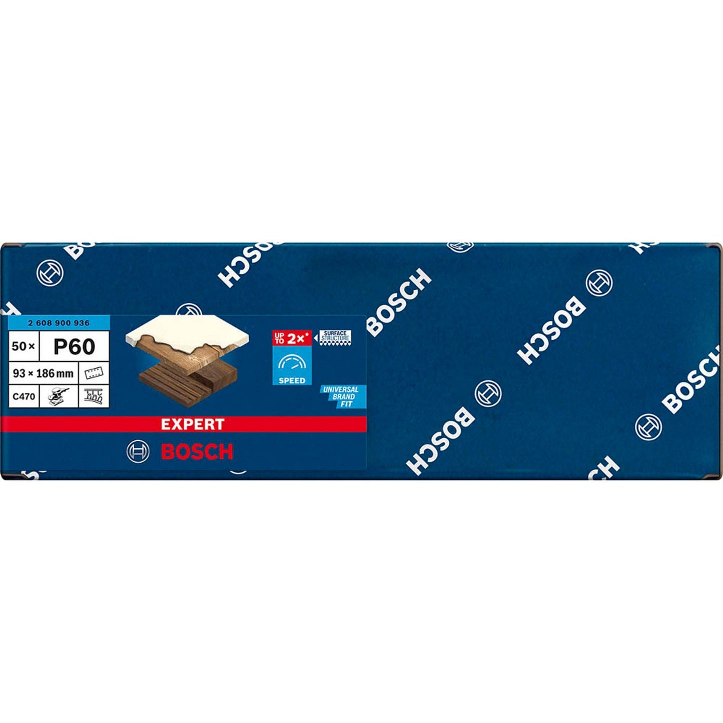 BOSCH EXPERT C470 Best for Wood and Paint Schleifblätter 60 | 2608900936 | 1 Pack = 50 St.