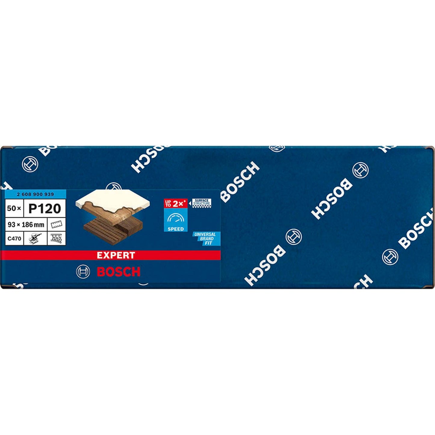 BOSCH EXPERT C470 Best for Wood and Paint Schleifblätter 120 | 2608900939 | 1 Pack = 50 St.