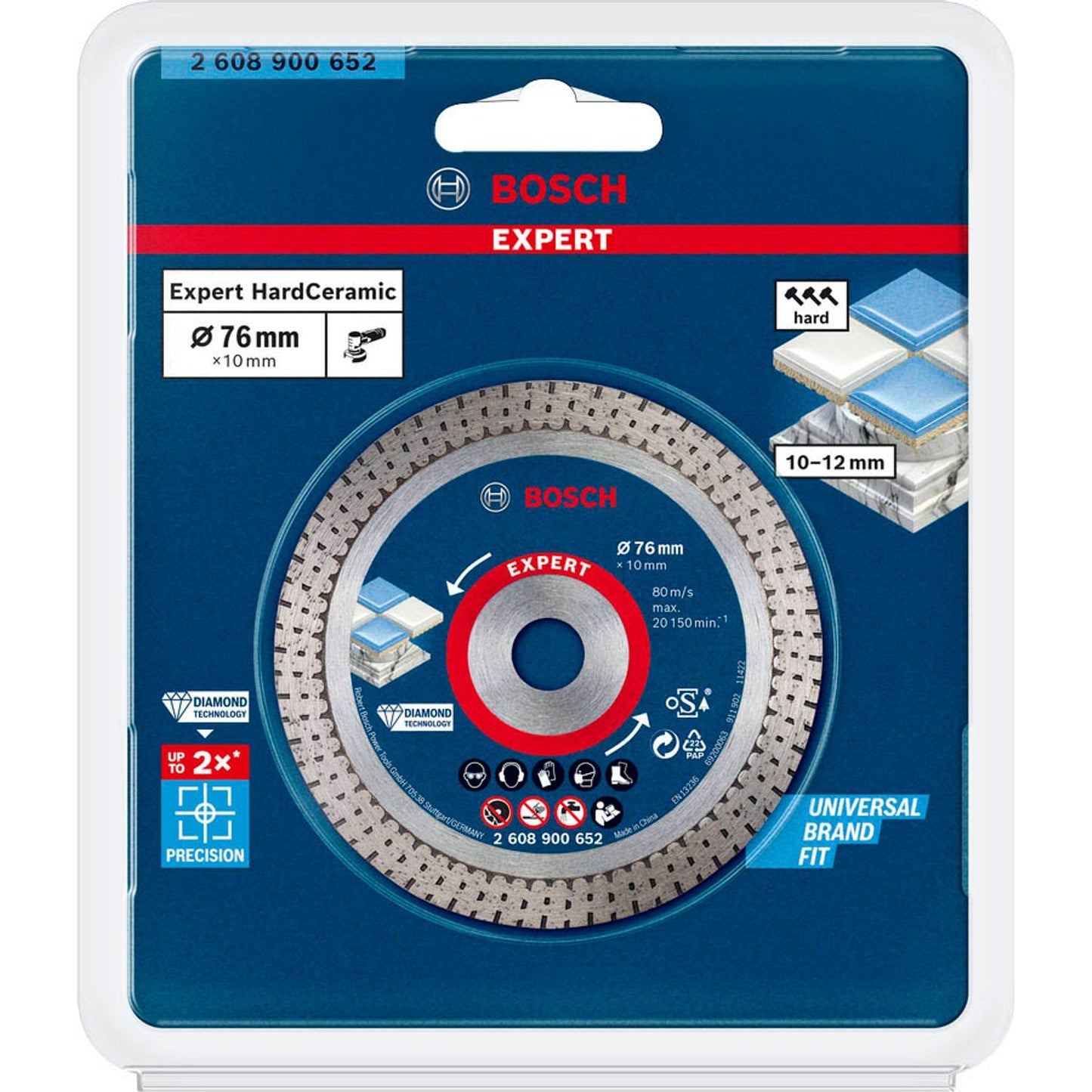 BOSCH Diamant-Trennscheibe EXPERT Best for Hard Ceramic | 2608900652