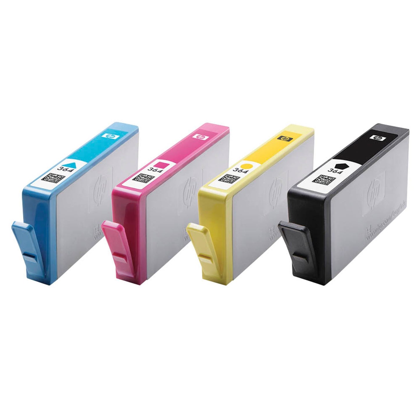 HP 364 () schwarz, cyan, magenta, gelb Druckerpatronen, 4er-Set | N9J73AE | 1 Pack = 4 St.