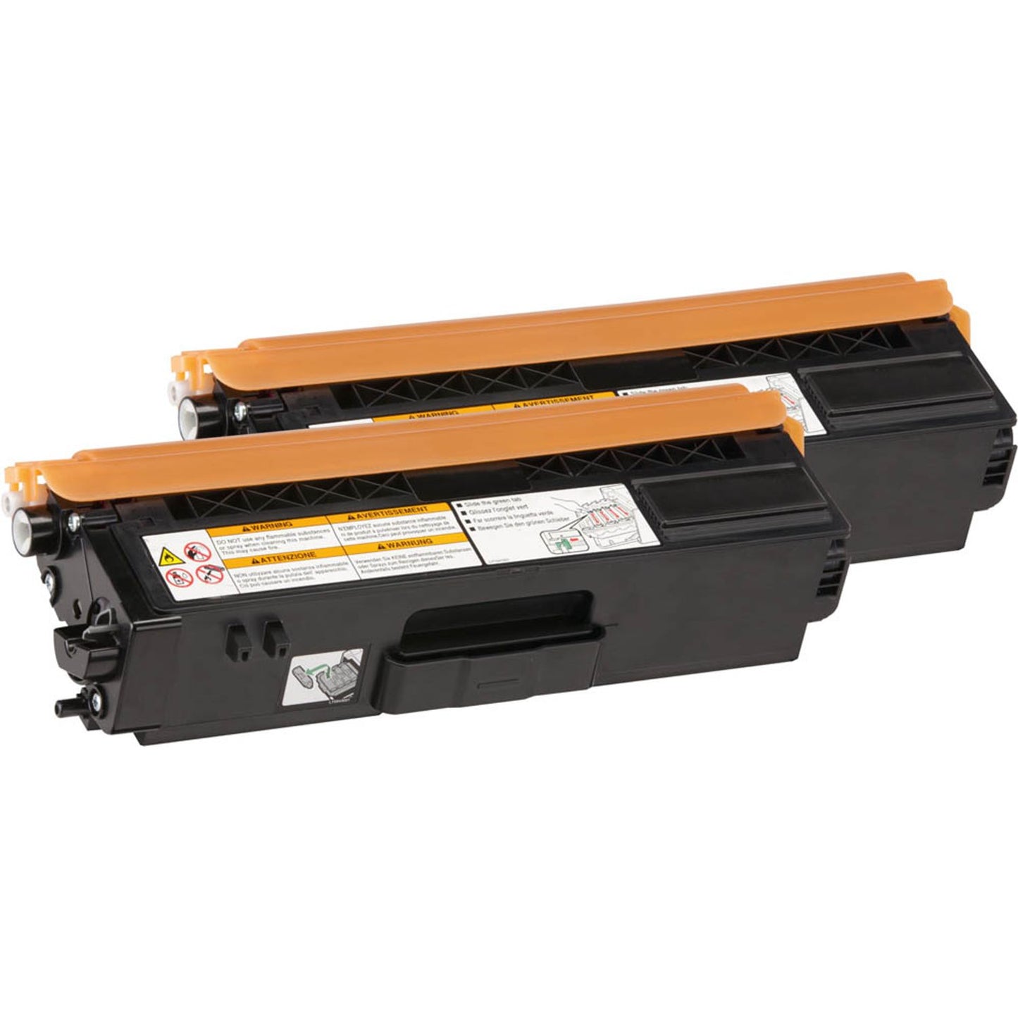 KMP B-T38D schwarz Toner kompatibel zu brother TN325BK, 2er-Set | 1243,HC21 | 1 Pack = 2 St.