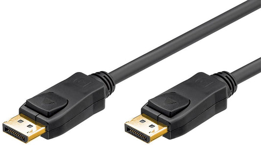 goobay DisplayPort Kabel 1.2 schwarz, 1 St.