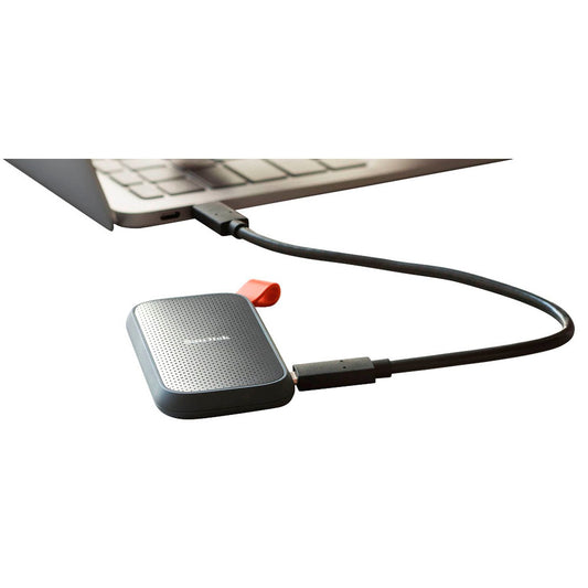 SanDisk Portable 480 GB externe SSD-Festplatte schwarz, orange | SDSSDE30-480G-G25