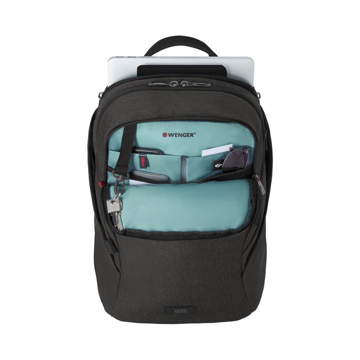 WENGER Laptop-Rucksack MX Light Kunstfaser grau 21,0 l bis 40,6 cm (16 Zoll) | 611642