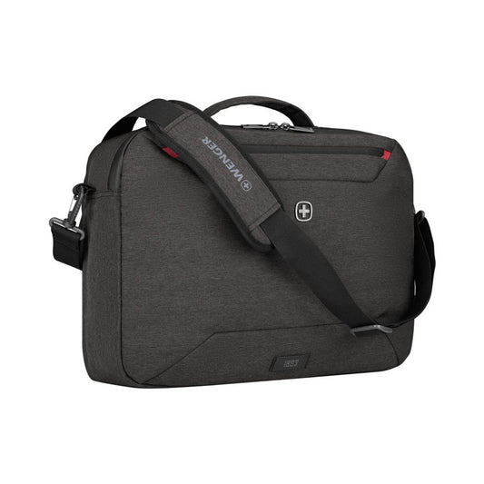 WENGER Laptoptasche MX Commute Kunstfaser grau bis 40,6 cm (16 Zoll) | 611640