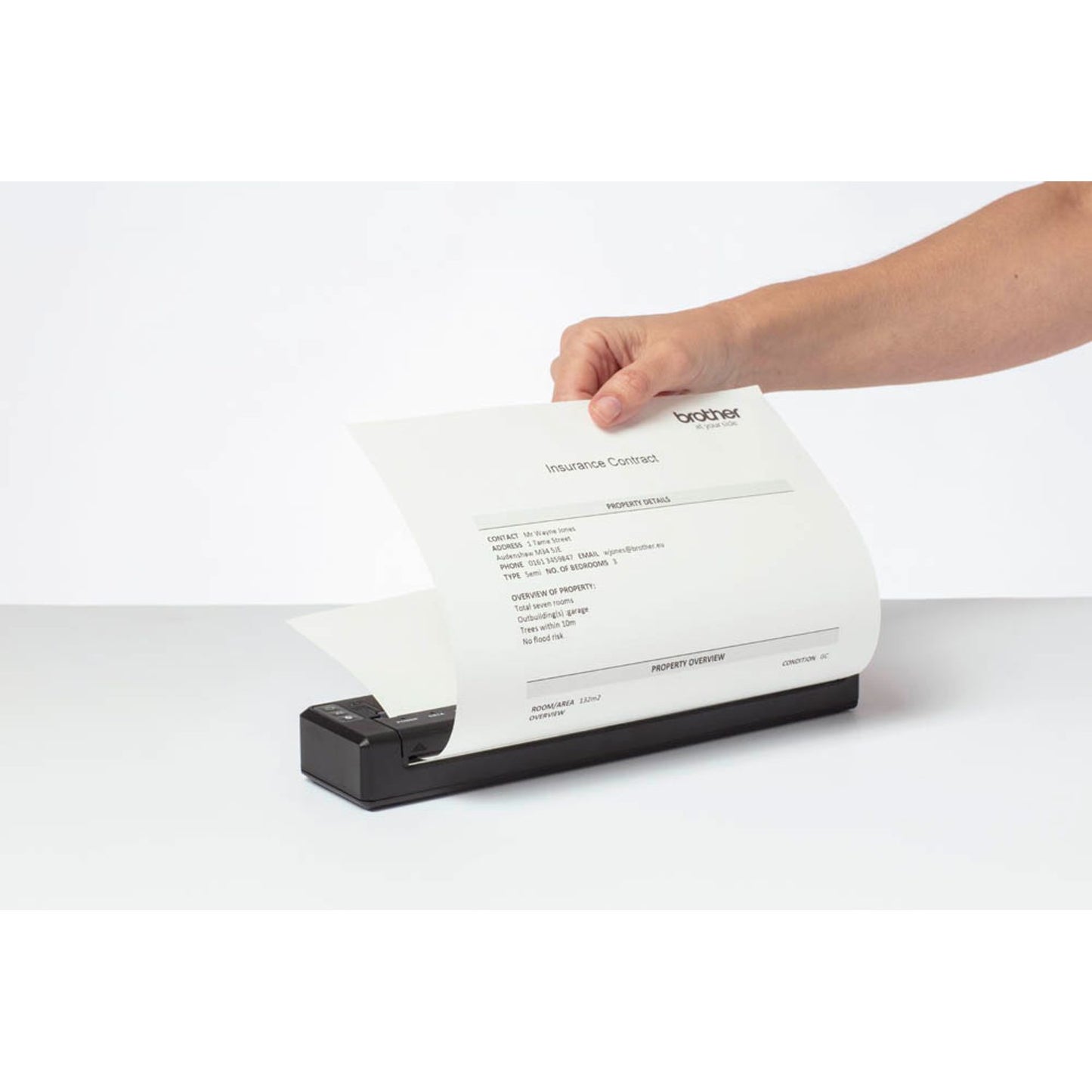 brother PJ-863 Mobiler Drucker schwarz | PJ863Z1