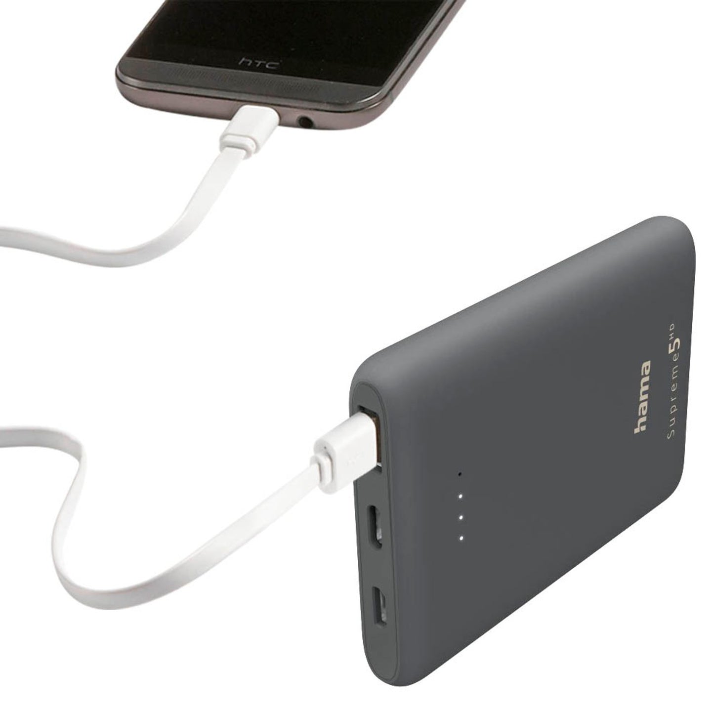 hama Supreme 5HD Powerbank 5.000 mAh schwarz | 201671