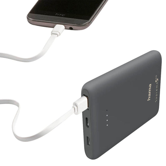 hama Supreme 5HD Powerbank 5.000 mAh schwarz | 201671