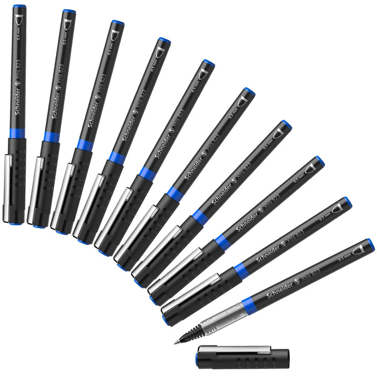 Schneider XTRA 823 Tintenroller schwarz 0,3 mm, 10 St.
