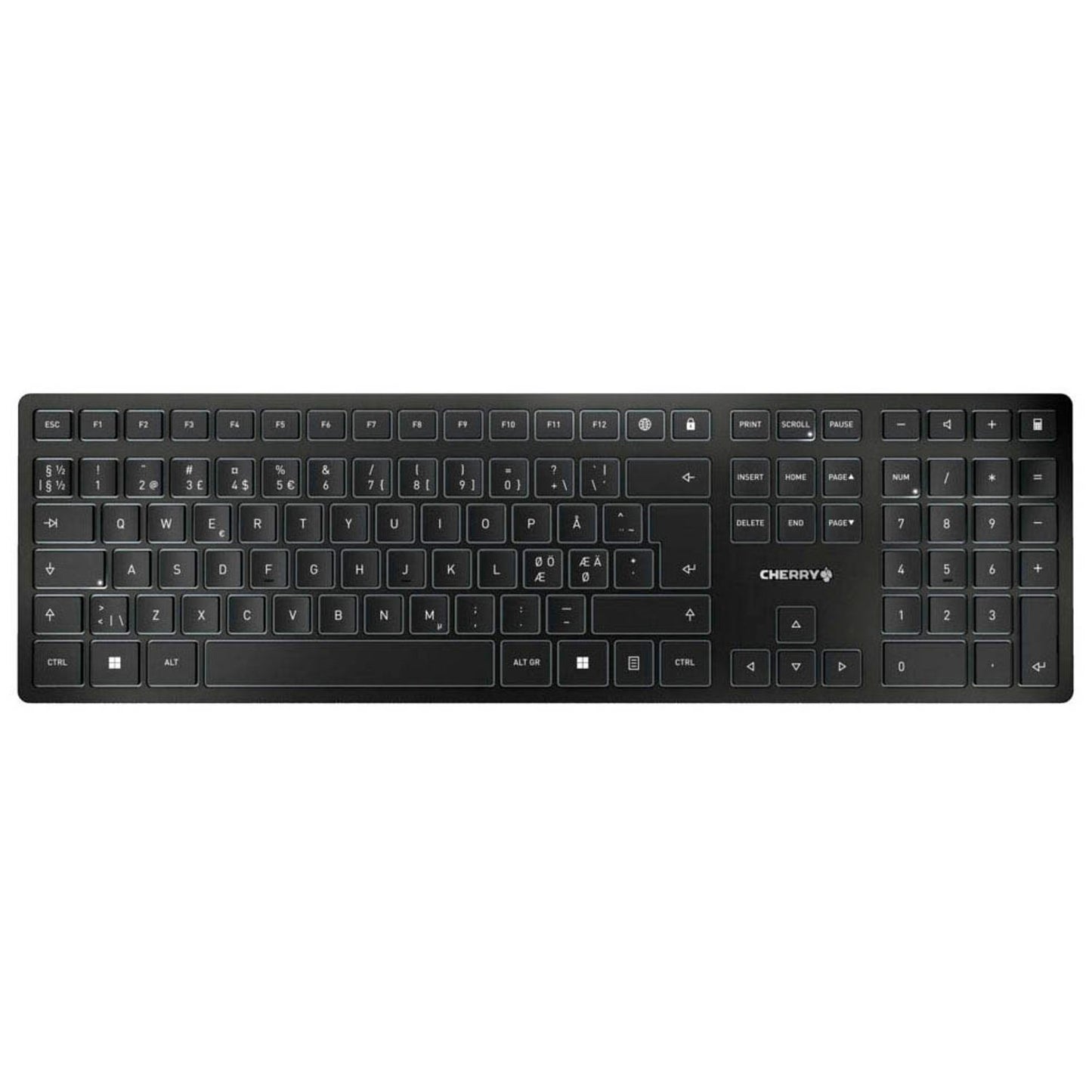 CHERRY KW 9100 SLIM Tastatur kabellos schwarz | JK-9100DE-2