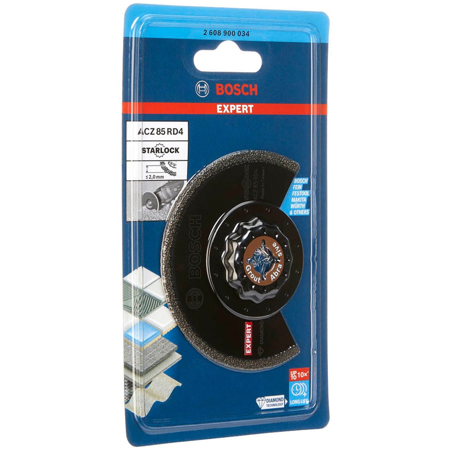 BOSCH EXPERT ACZ 85 RD4 Diamant-RIFF Segmentsägeblatt 85,0 mm | 2608900034
