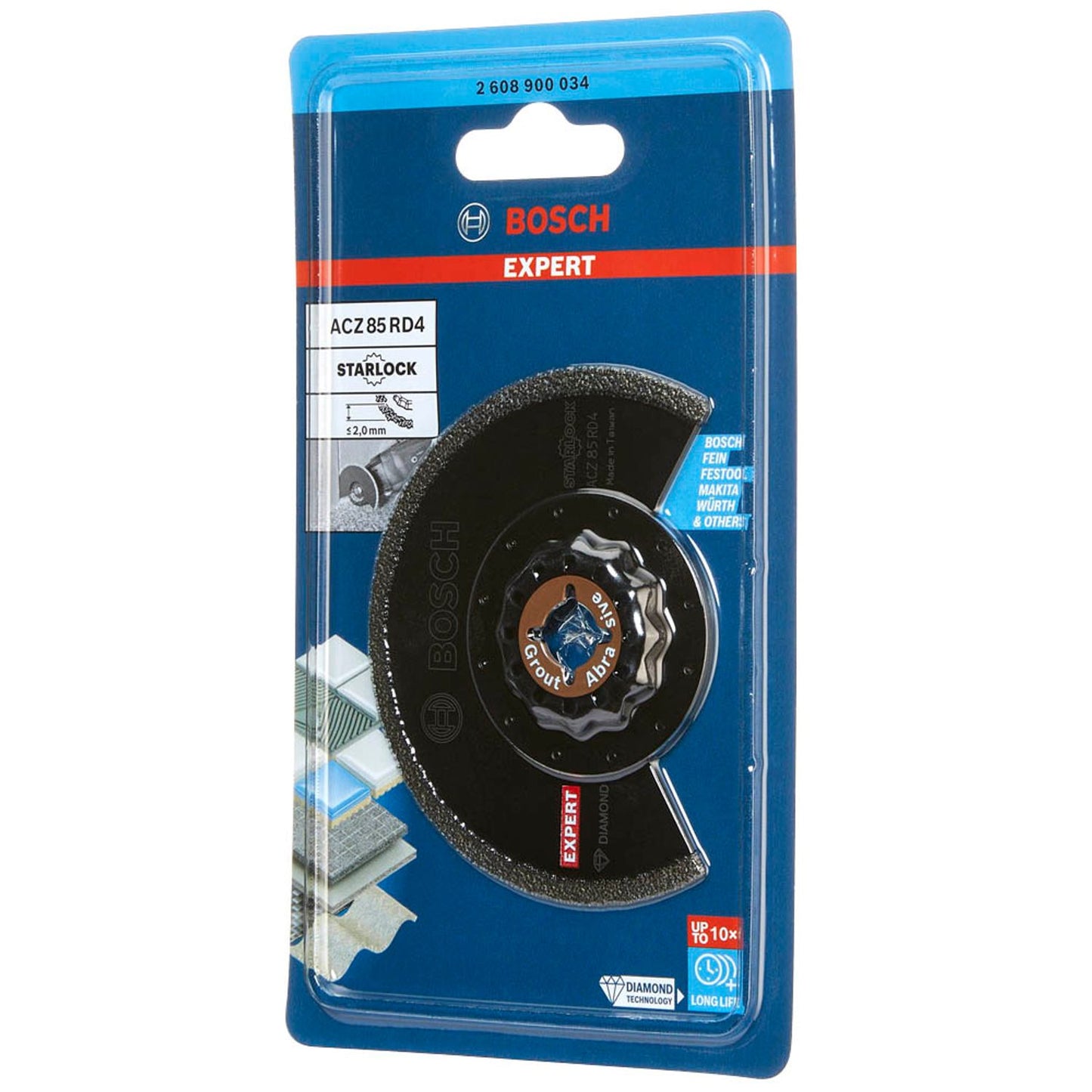 BOSCH EXPERT ACZ 85 RD4 Diamant-RIFF Segmentsägeblatt 85,0 mm | 2608900034