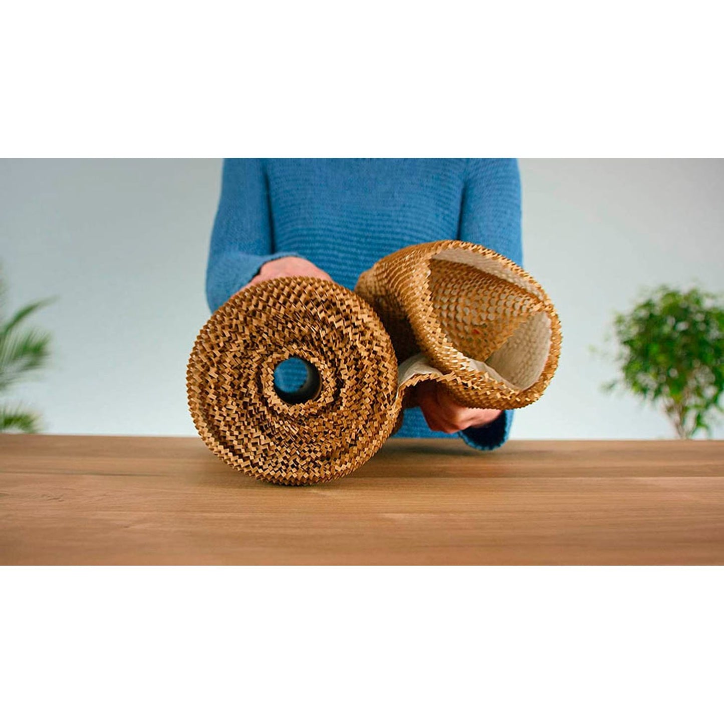 Ranpak® Waben-Packpapier NatureWrap 35,0 cm x 9,0 m braun | 20207-566