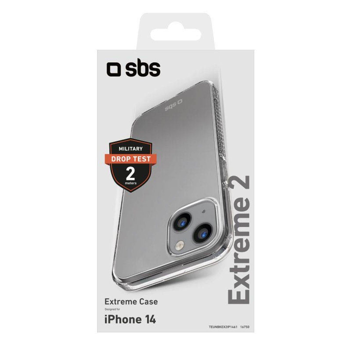 sbs Extreme X2 Handy-Cover für Apple iPhone 14 transparent | TEUNBKEX2IP1461