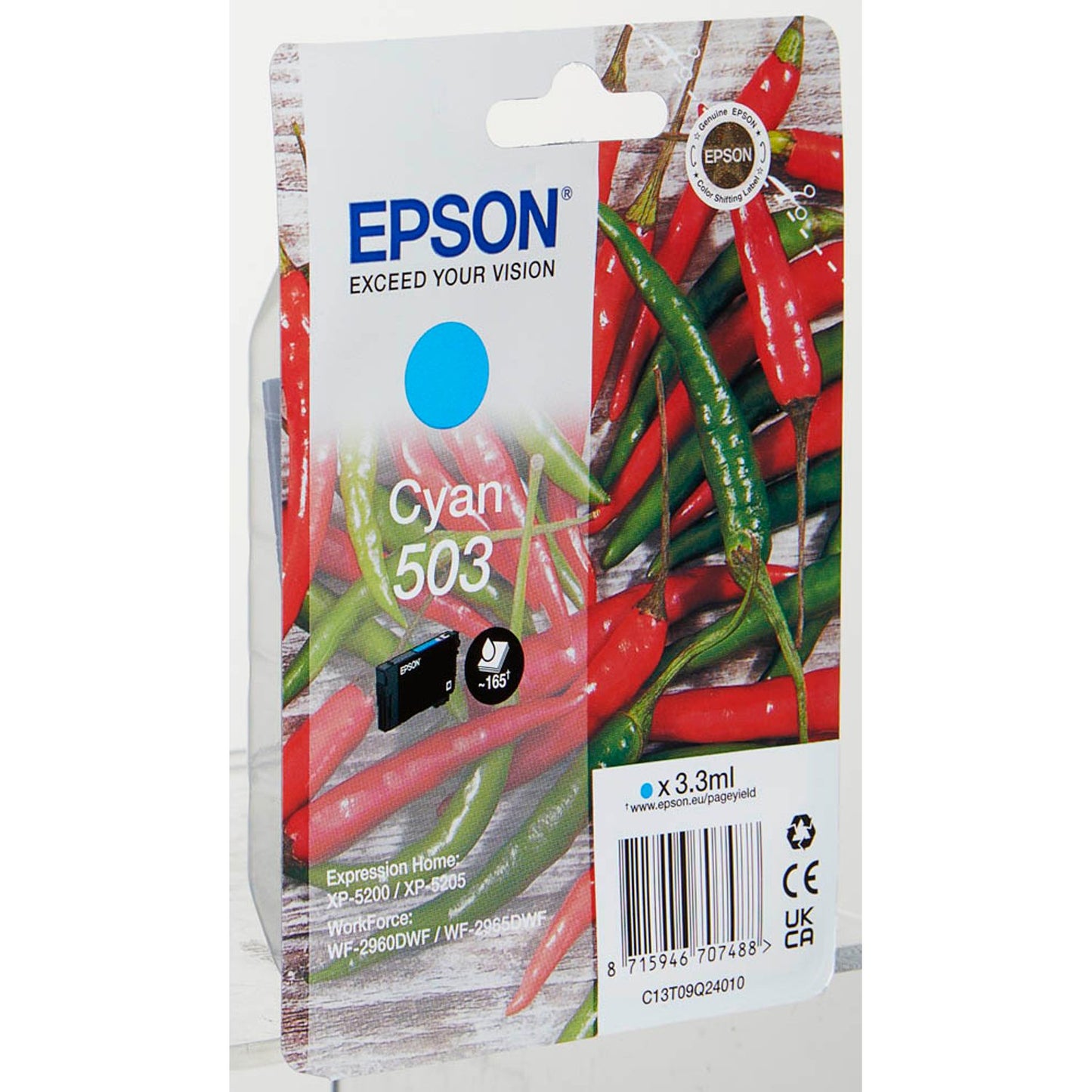 EPSON 503/T09Q24 cyan Druckerpatrone | C13T09Q24010