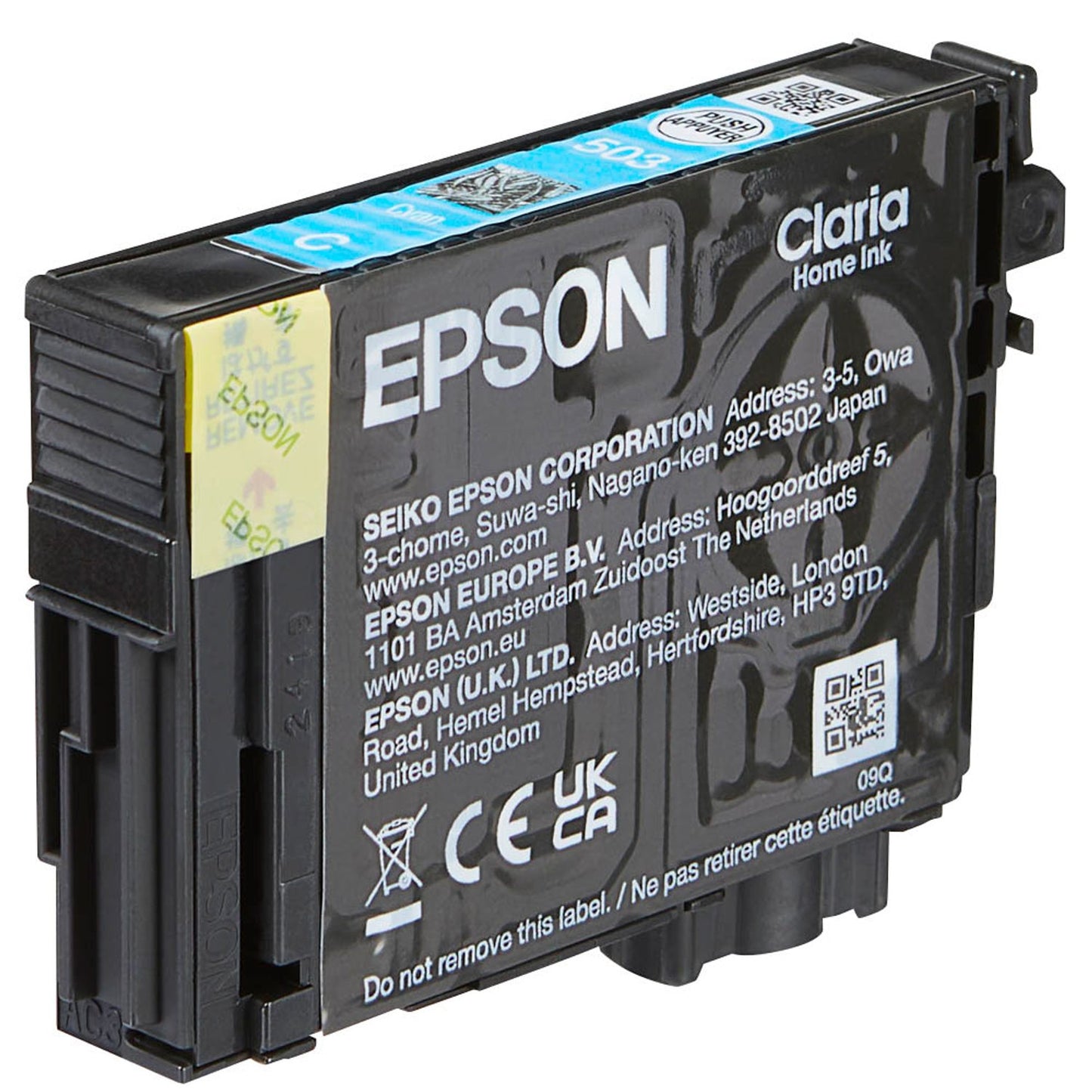 EPSON 503/T09Q24 cyan Druckerpatrone | C13T09Q24010